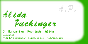alida puchinger business card